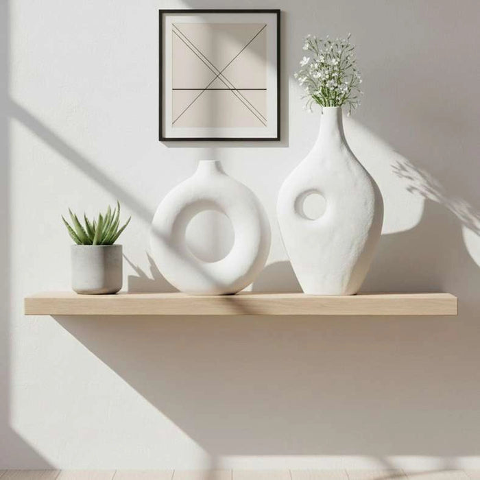 Sylvan Fibre Glass Vase 20X40X71Cm - White