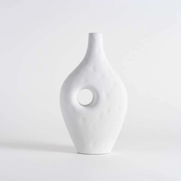 Sylvan Fibre Glass Vase 20X40X71Cm - White