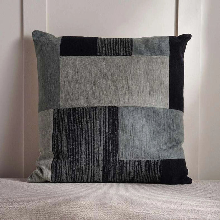 Symphony Embellished Down Alternartive Filled Cushion 50X50Cm - Black