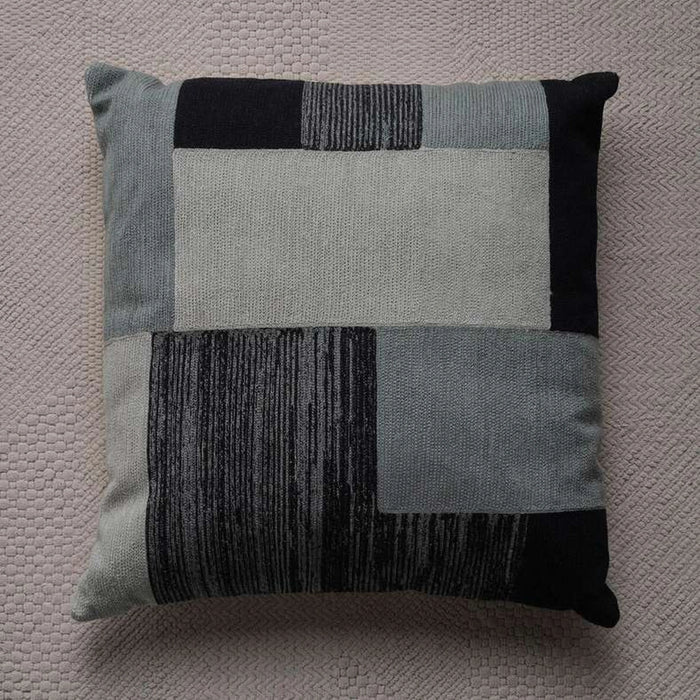 Symphony Embellished Down Alternartive Filled Cushion 50X50Cm - Black