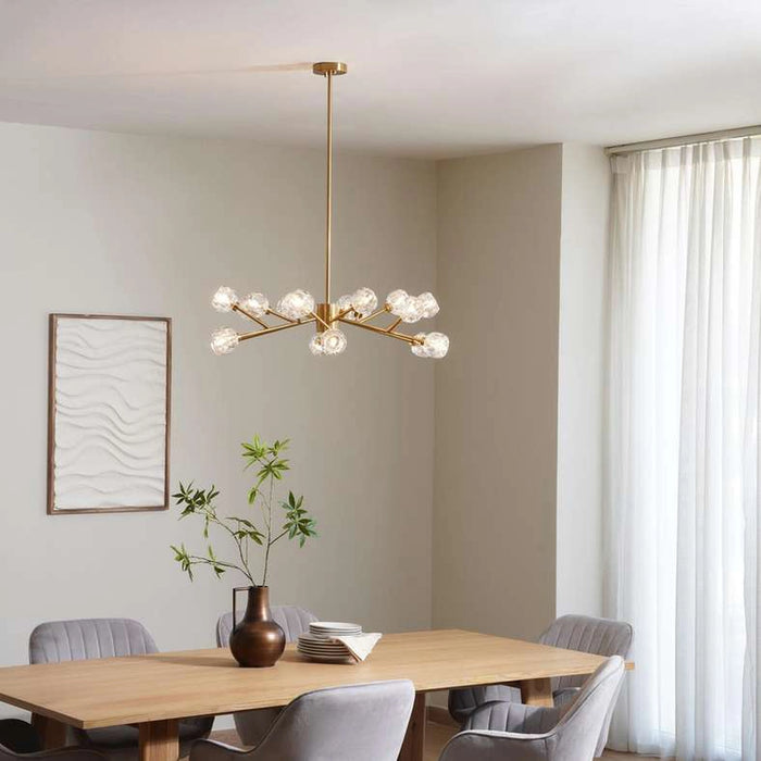 Synergy Bright 18-Light G9 Chandelier Dia90Cm - Brass