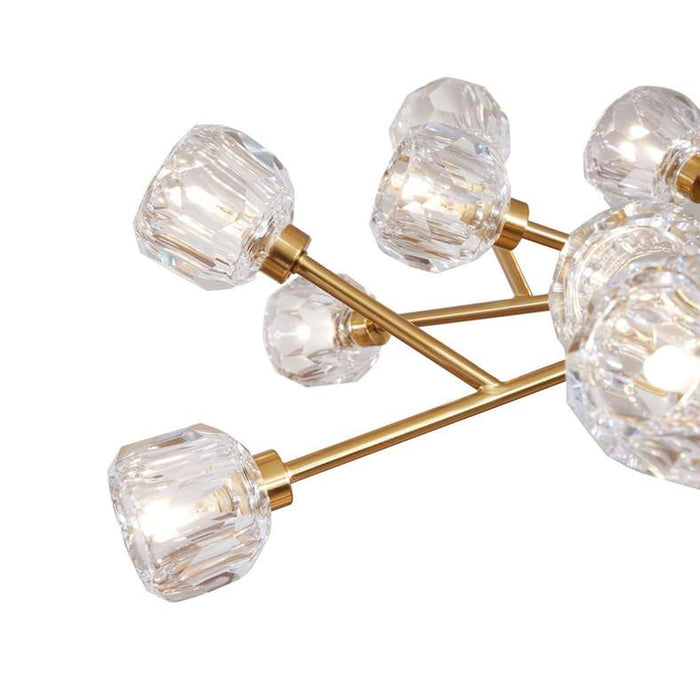 Synergy Bright 18-Light G9 Chandelier Dia90Cm - Brass