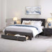 Syran King Bed - Grey Pan Home