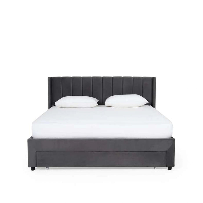 Syran King Bed - Grey Pan Home