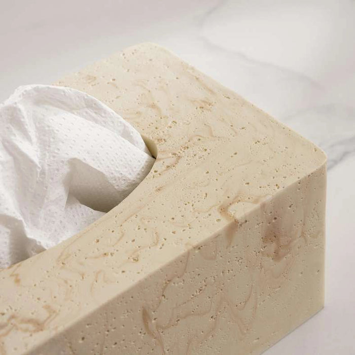 Tabinda Tissue Box Cover 29.5X17.5X9.3Cm - Beige