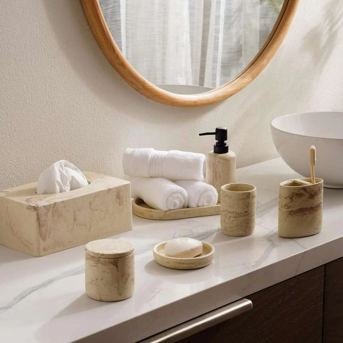 Tabinda Tissue Box Cover 29.5X17.5X9.3Cm - Beige