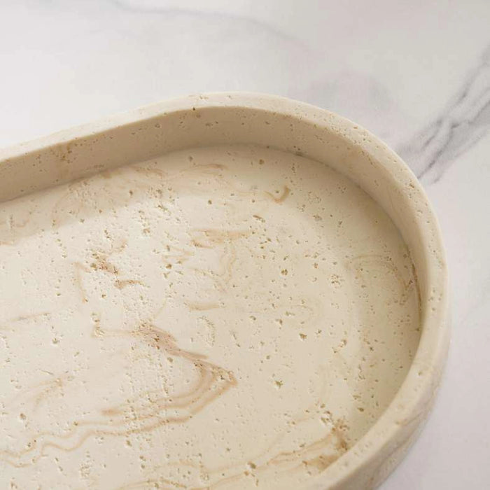 Tabinda Tray - 27X14X2Cm - Beige