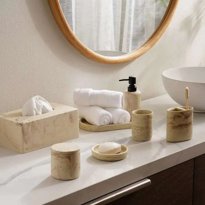 Tabinda Tumbler Dia8.1X10.2Cm - Beige