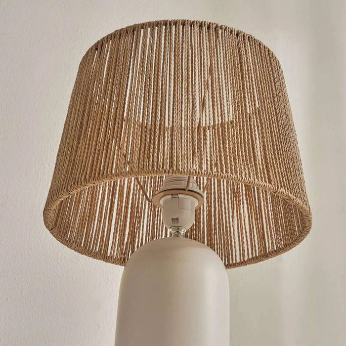 Taegan E-27 Ceramic Table Lamp Dia 30X46.5Cm - Natural