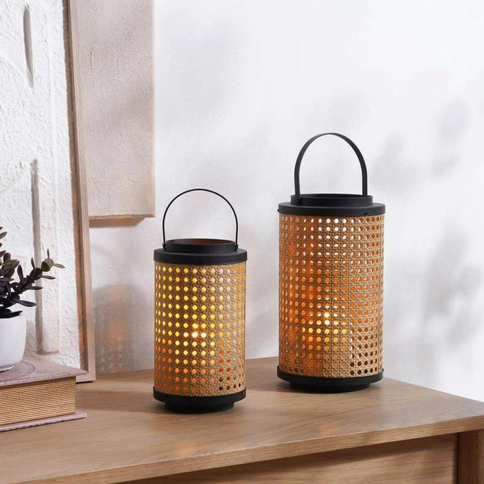 Taiga Metal Lantern 15.5X15.5X27.5Cm - Brown