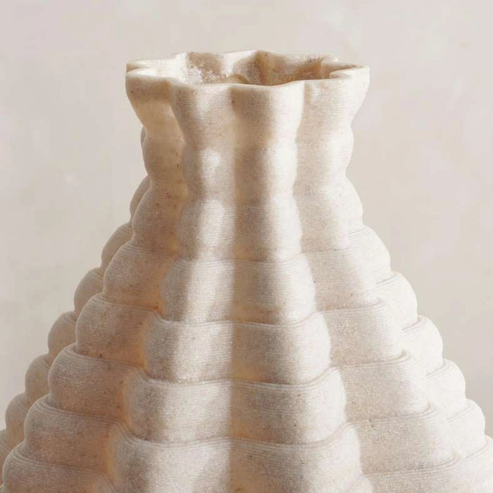 Talia Polyresin Decor Vase 25X25X24Cm - Beige