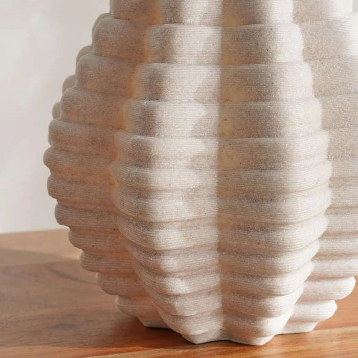 Talia Polyresin Decor Vase 25X25X24Cm - Beige
