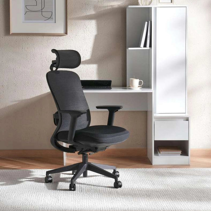 Tallo High Back Office Chair With Massage - Black