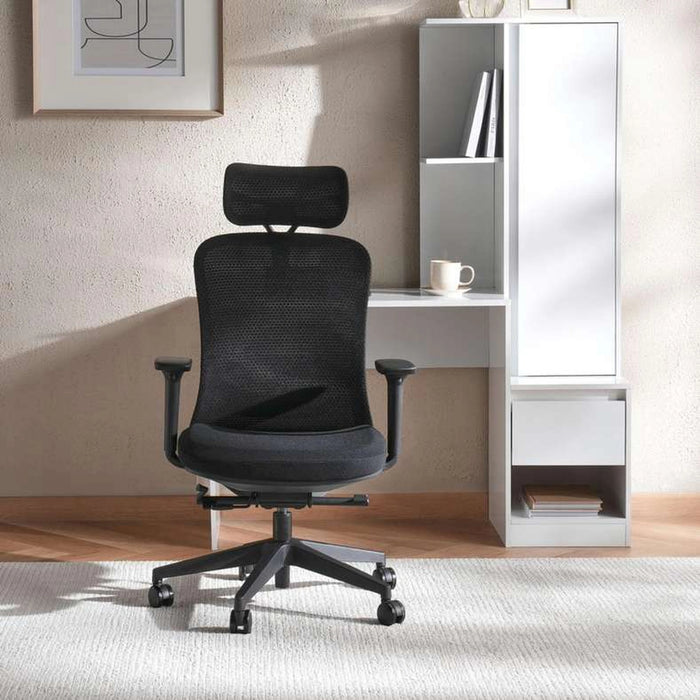 Tallo High Back Office Chair With Massage - Black