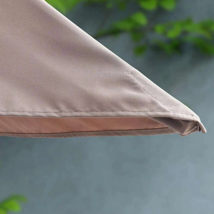 Taral Outdoor Umbrella With Base - Taupe