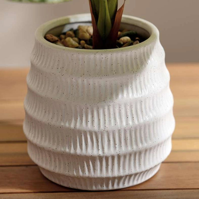 Taro Leaf Artificial In Ceramic Pot 45.5X45.5X43Cm - Green