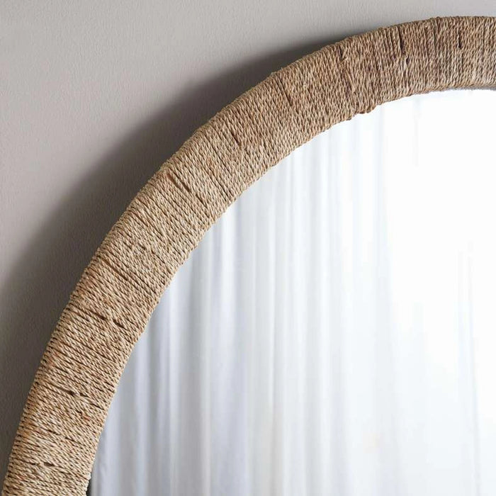 Tarra Jute Arch Leaner Floor Mirror 120X200Cm - Natural