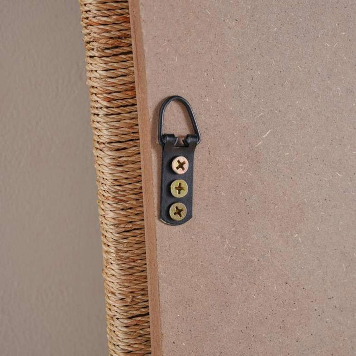 Tarra Jute Leaner Floor Mirror 120X200Cm - Natural