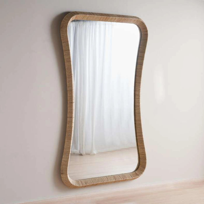Tarra Jute Leaner Floor Mirror 120X200Cm - Natural