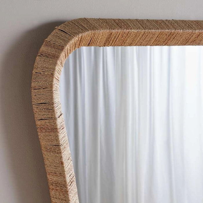 Tarra Jute Leaner Floor Mirror 180X90Cm - Natural