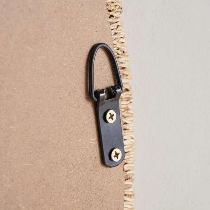 Tarra Jute Wall Mirror Dia 80Cm - Natural