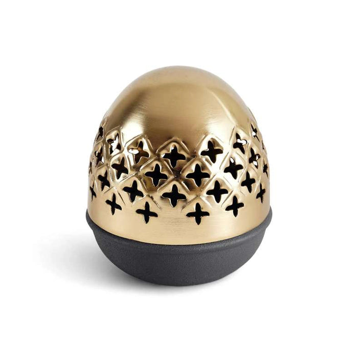 Tashinda Metal Bukhoor Burner 10.75X10.75X12.75Cm - Gold