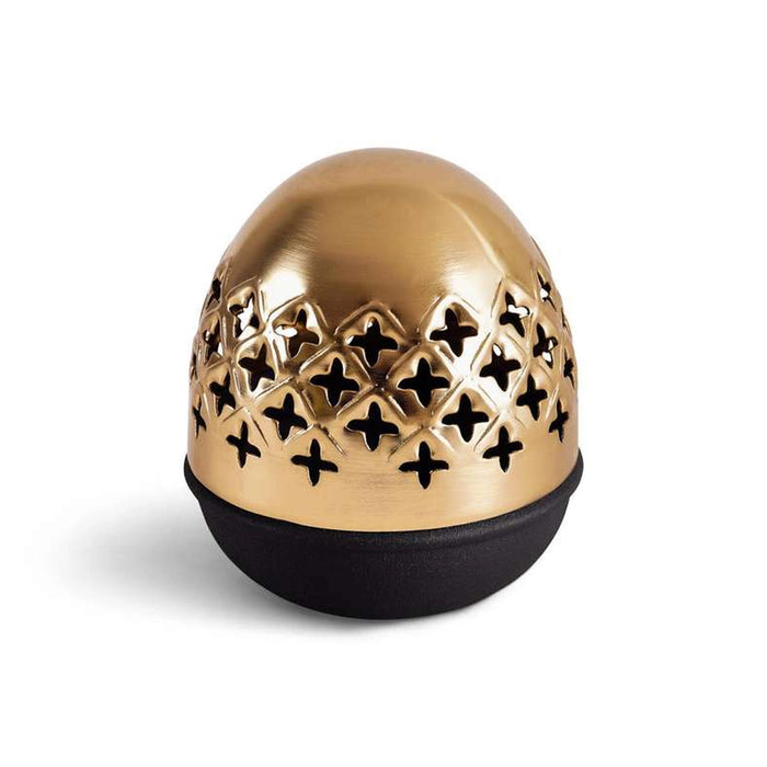 Tashinda Metal Bukhoor Burner 9.5X9.5X10.75Cm - Gold