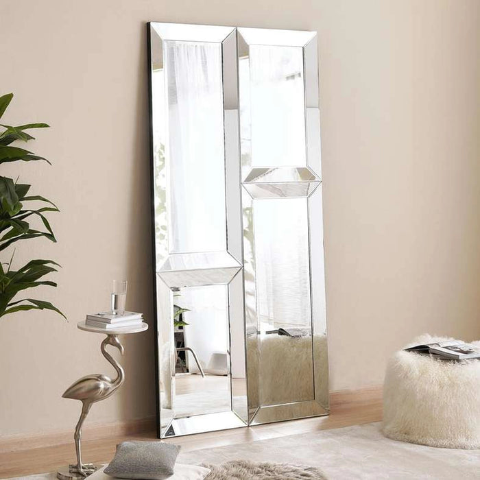 Tatra Floor Mirror 110X220Cm - Silver