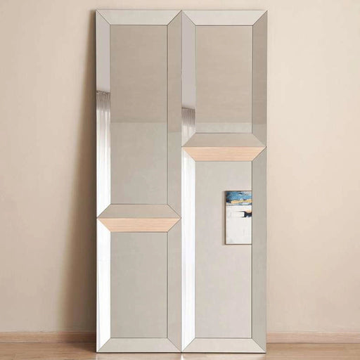 Tatra Floor Mirror 110X220Cm - Silver Pan Home