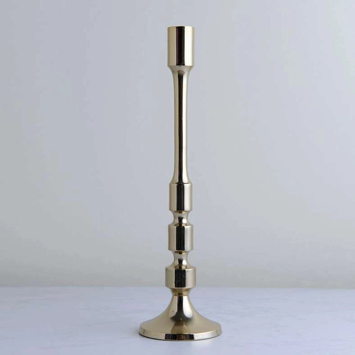 Tatum Taper Holder 11X11X39Cm-Gold