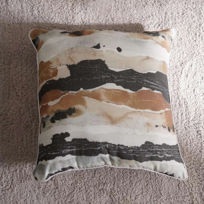 Tavros Printed Filled Cushion 50X50Cm-Beige