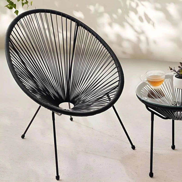 Teatime Outdoor Garden Chair - Black