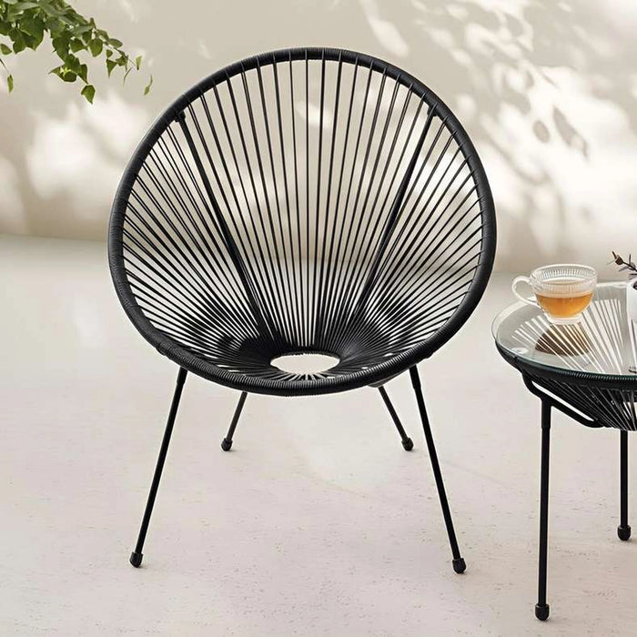 Teatime Outdoor Garden Chair - Black