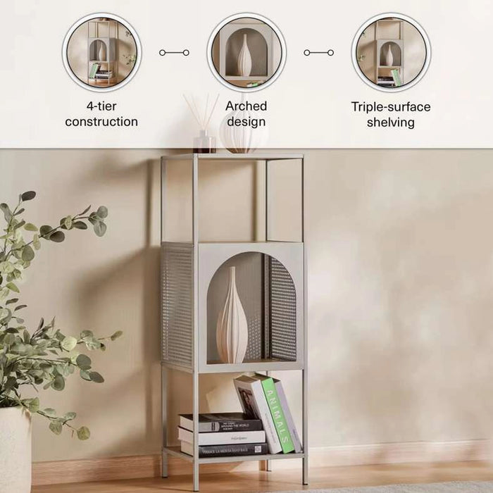 Teca Shelving Unit 4 Tier - Blue