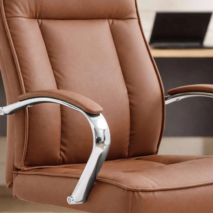Tectonic High Back Office Chair - Brown
