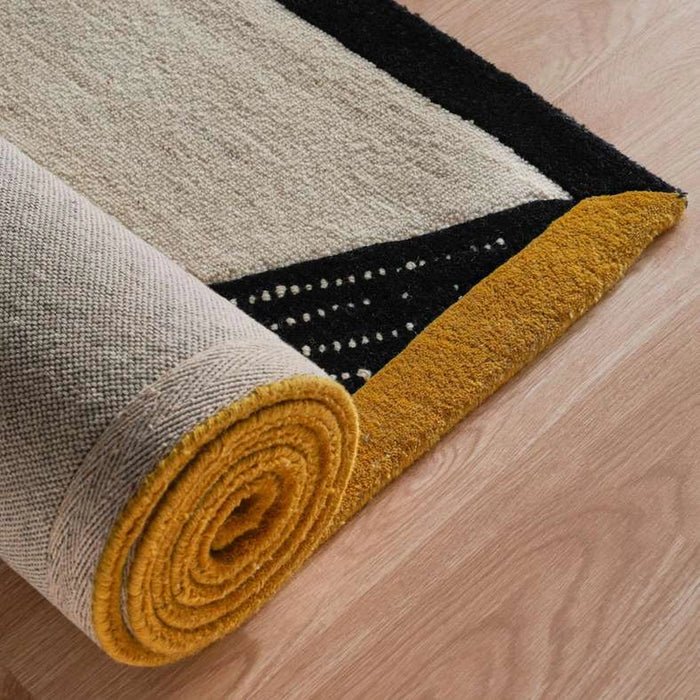 Tedson Hantufted Wool Rug 160X230Cm - Black