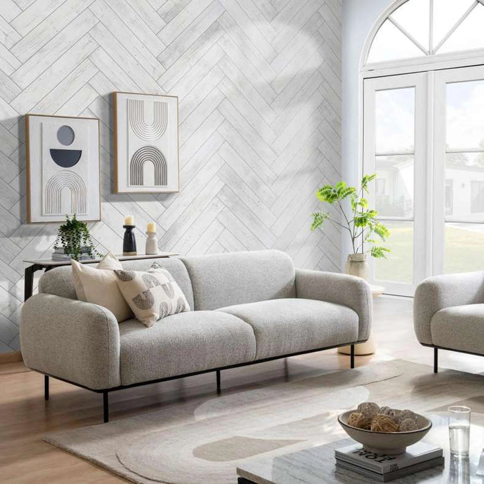 Teek 3 Seater Sofa- Grey
