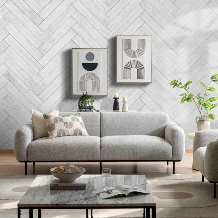Teek 3 Seater Sofa- Grey