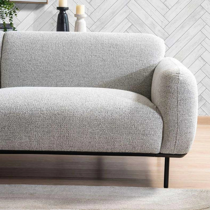 Teek 3 Seater Sofa- Grey