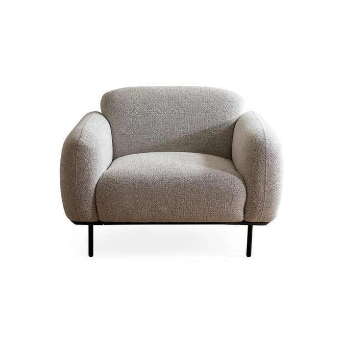 Teek Single Seater Sofa- Grey