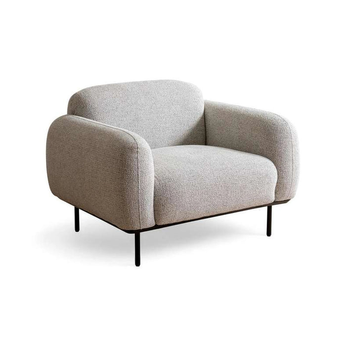 Teek Single Seater Sofa- Grey