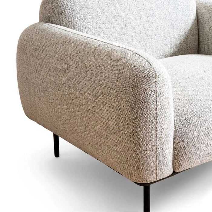 Teek Single Seater Sofa- Grey