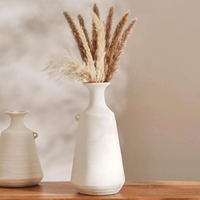 Teeny Stoneware Vase 19.9X19.9X38.5Cm - Cream