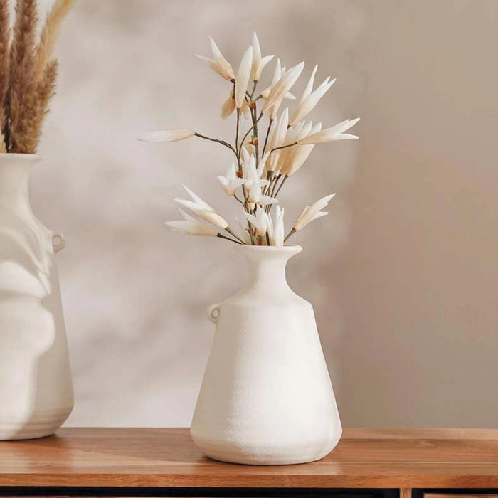 Teeny Stoneware Vase 20.8X20.8X28.1Cm - Cream