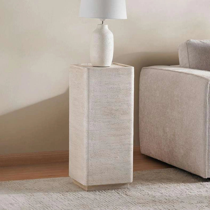 Teles End Table - Beige