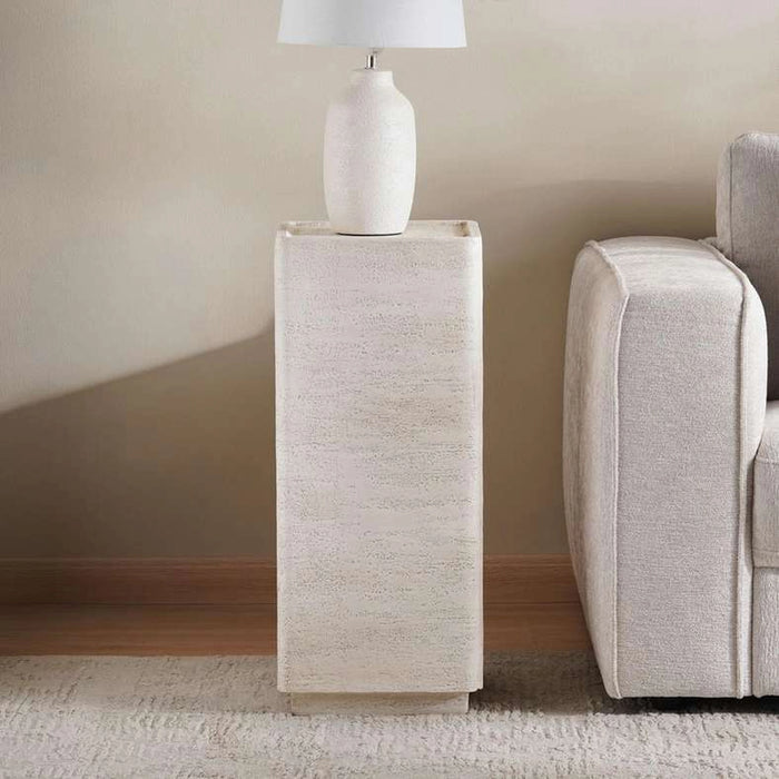 Teles End Table - Beige
