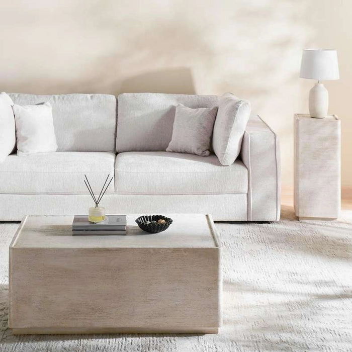 Teles End Table - Beige