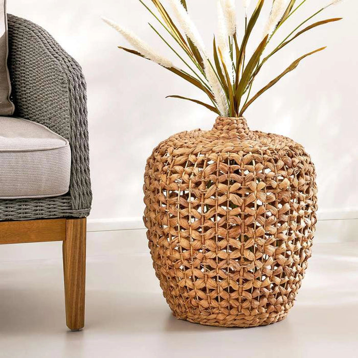 Temara Water Hyacinth Vase 41X41X48Cm- Natural