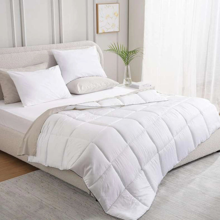 Tencel Downfeel 7.0 Tog Warm Luxury Full Duvet 160X200Cm - White