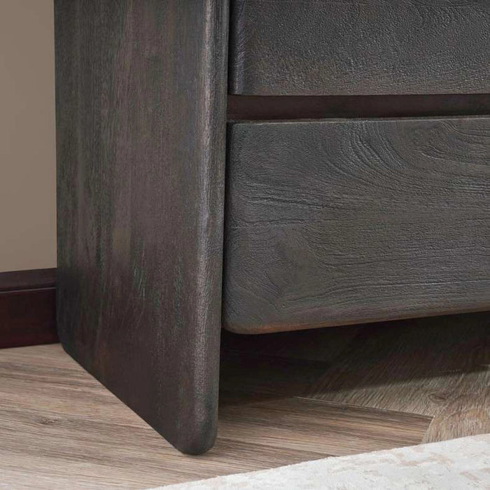 Terra Dresser With Mirror Marble - Beige & Brown